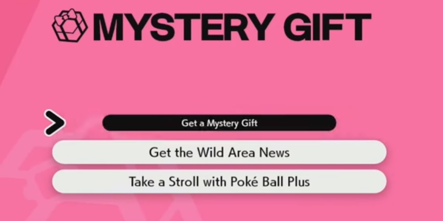 Pokemon Sword and Shield Mystery Codes