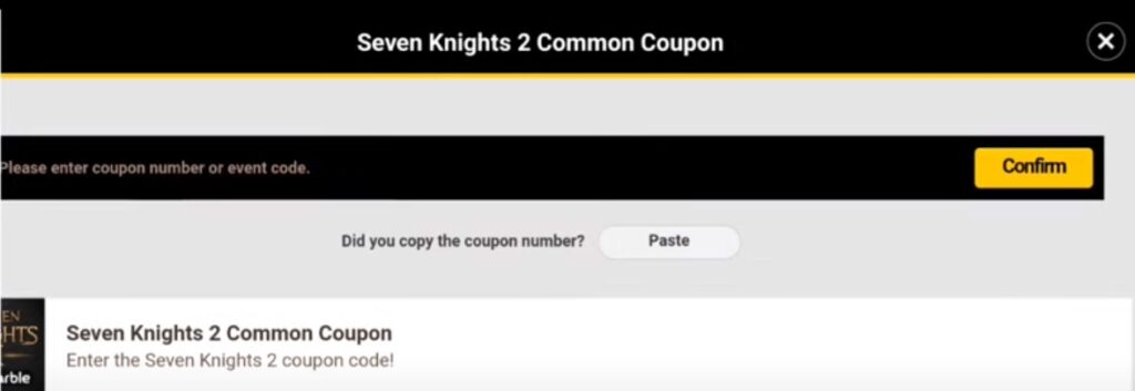 Seven Knights 2 Coupon Codes