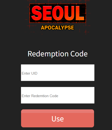 Seoul Apocalypse Redemption Codes