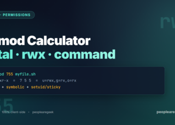 chmod Calculator: Visual Linux Permissions Tool (Octal, Symbolic, rwx) - cover image