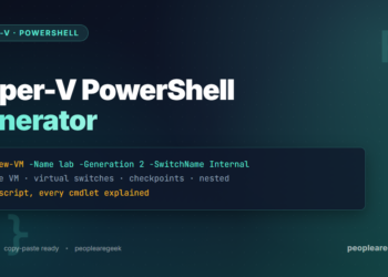 Hyper-V PowerShell generator cover