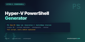 Hyper-V PowerShell generator cover