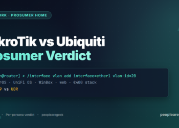 MikroTik vs Ubiquiti for Prosumer Home Networks (2026) - cover image