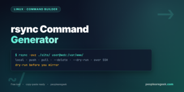 rsync Command Generator: Build Sync, Backup and SSH Transfer Commands - cover image