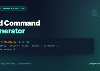 sed Command Generator: Build Substitute, Delete and Print Commands - cover image