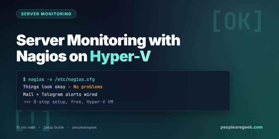 Server Monitoring withNagios on Hyper-V - PeopleAreGeek