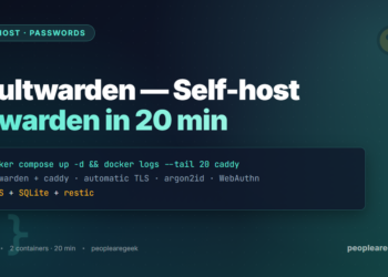 Vaultwarden: Self-Host Your Own Bitwarden in 20 Minutes (2026) - cover image