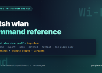 netsh wlan command reference - 72 commands with example output and copy - cover image
