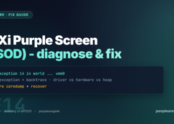 VMware ESXi Purple Screen of Death (PSOD): Diagnose and Recover (2026) - cover image