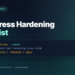 WordPress Security Hardening Checklist: 34 Scored Controls with Copy-Paste Fixes - cover image